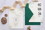 Lavish Greenery Wedding Suite, an Invitation Template by BlueRobinDesignShop (Thumbnail 2 of 5)