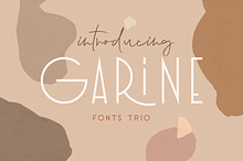 Garine Art Deco Display Fonts Trio