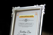 Certificate Template, a Stationery Template by Cristal Pioneer (Thumbnail 2 of 4)