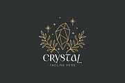 Mystical Crystal Quartz Gem Logo, a Branding & Logo Template by Signatoro (Thumbnail 3 of 3)