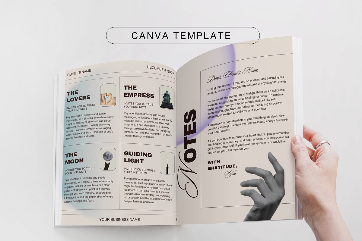 Tarot Reading Template, a Marketing Template by Story Native (Photo 8 of 9)