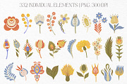 Folk Spring Illustrations, a Decorative Illustration by GVGraphics (Thumbnail 7 of 14)