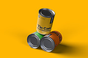 Tin Can Food Container Mockup, a Cups & Container Mockup by Aprndy85 (Thumbnail 2 of 3)