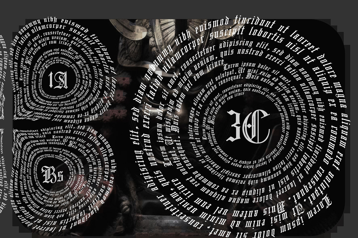 Yumirai Gothic Art, a Blackletter Font by cromatixclassroom (Photo 5 of 5)