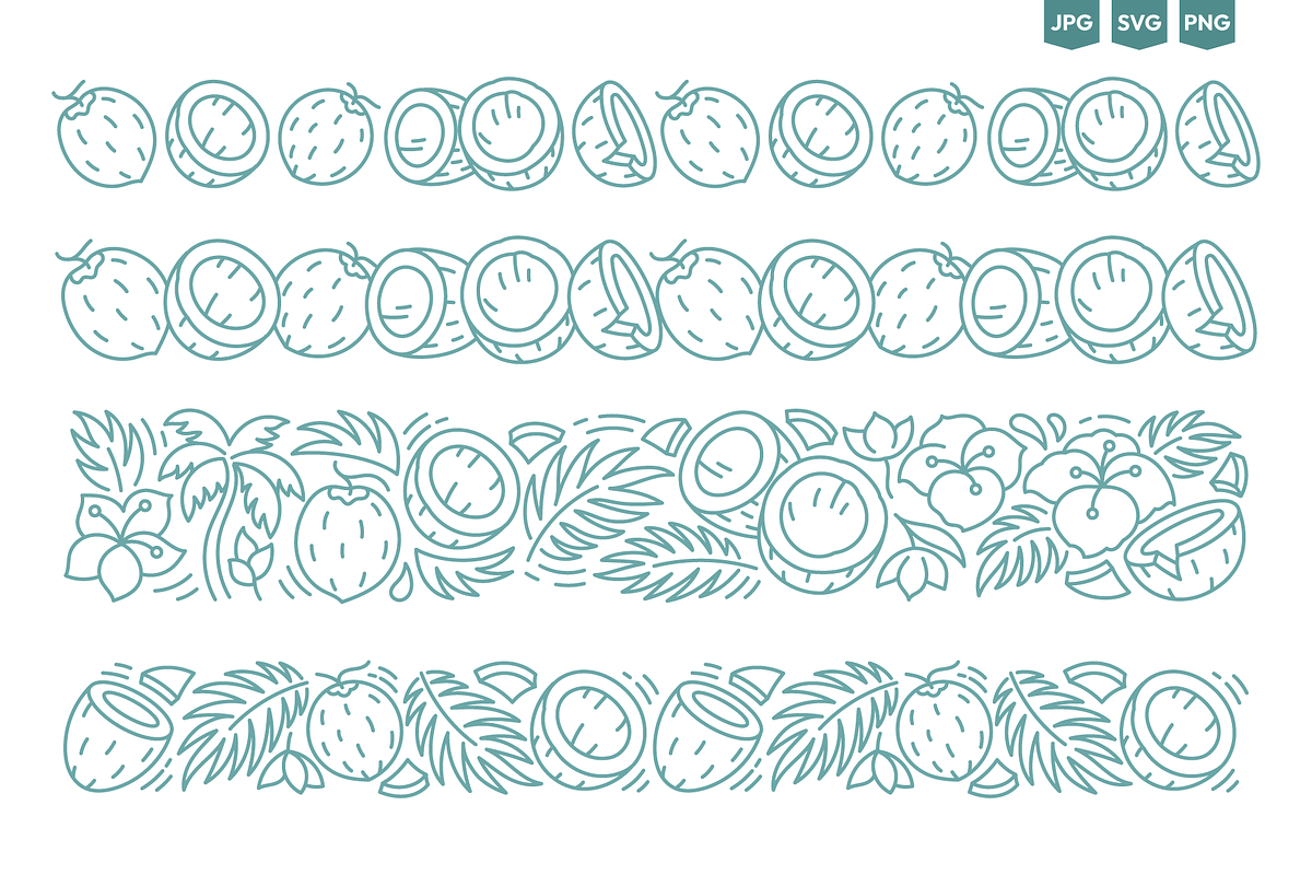 Tropical Doodles, Vector Set, a Decorative Illustration by Ilia Design (Photo 3 of 11)