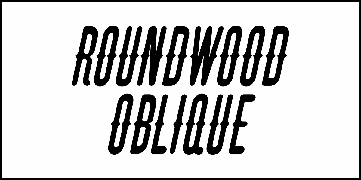 Roundwood JNL, a Font by Jeff Levine Fonts (Photo 4 of 5)