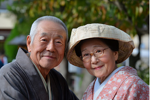 Charming portrait of an elderly, a Person Photo by Nature and travel