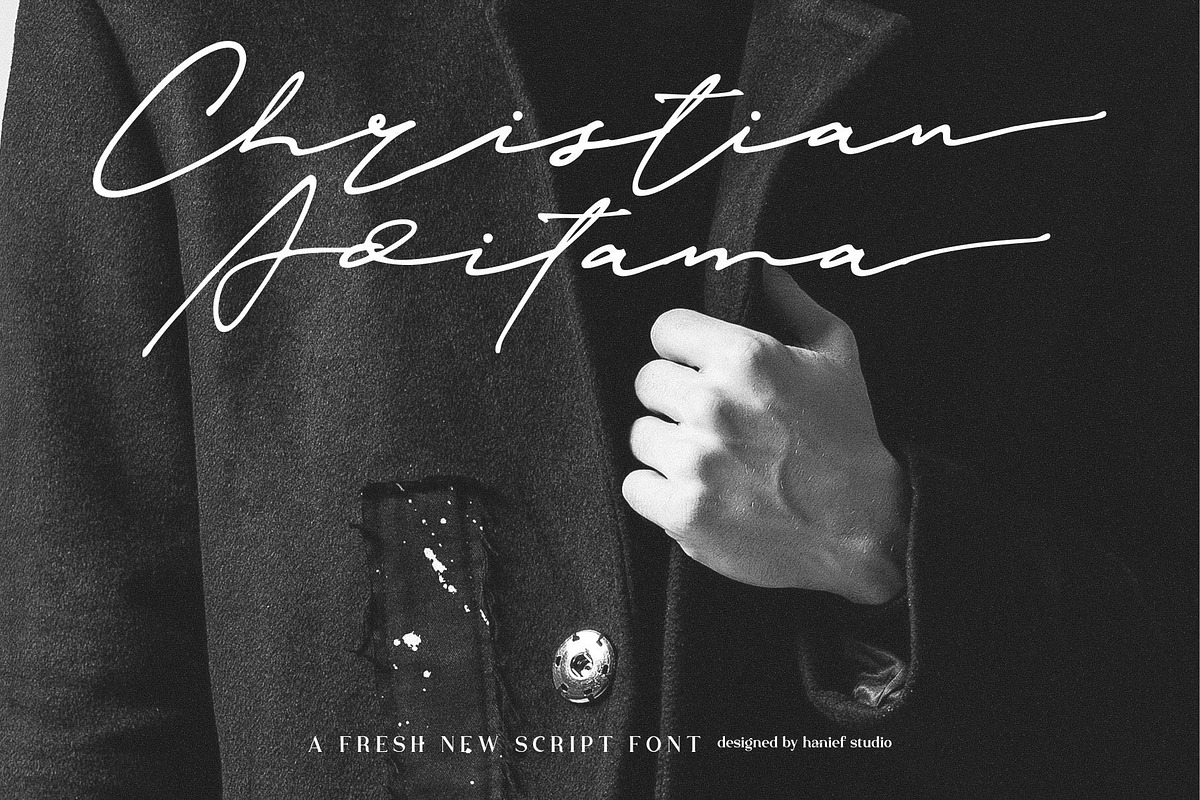 Janetta Silloam//Signature Font preview 4