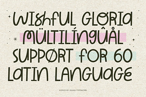 Wishful Gloria - Playful Curly Font