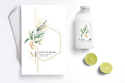 Mellow Greenery. Watercolor and Gold, a Decorative Illustration by Tinydew (Thumbnail 3 of 14)