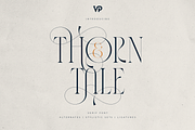 Thorn & Tale – A Refined Serif Font, a Serif Font by VP Fonts (Thumbnail 1 of 30)