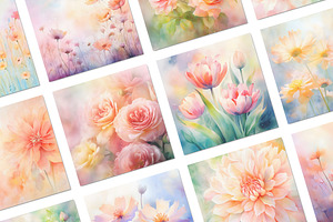 Soft Florals Backgrounds