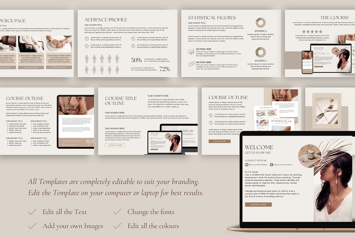 Webinar Slide Deck Presentation, a Templates & Theme by Design Lush Studio (Photo 9 of 9)