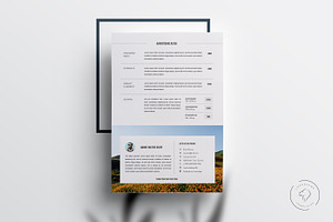 3 Page Media Kit Template For Word