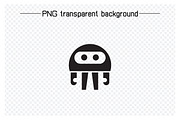 Cute Robot Icons, a Solid Icon by Designfour (Thumbnail 3 of 7)