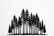 Majestic Pine Trees SVG, a Finance Illustration by Amazin_art (Thumbnail 11 of 41)