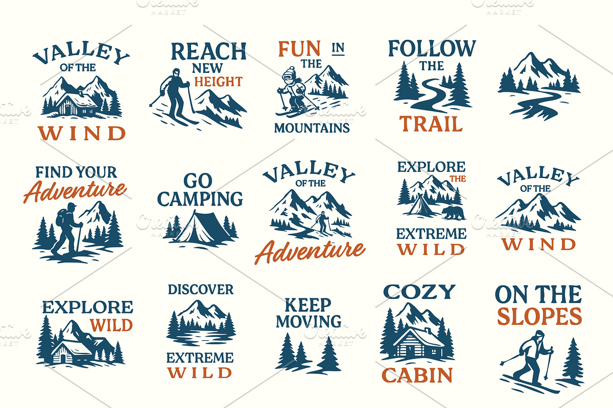 Outdoor Adventure illustration, an Object Graphic by e-artdesign (Photo 1 of 4)