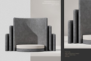 5 Podium with Transparent Background, a Background Graphic by faustudio (Thumbnail 3 of 7)