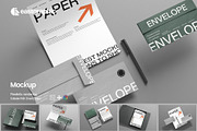 Modern Branding Guidelines Mockup, an Advertising Mockup by East Gallery (Thumbnail 1 of 15)