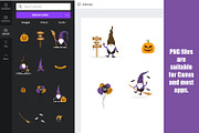 Halloween gnomes clipart, an Illustration by KeronnArt (Thumbnail 5 of 6)