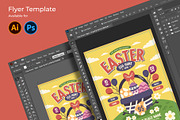 Cute Easter Egg Hunt Flyer, a Flyer Template by Huge Dream Studio (Thumbnail 4 of 5)