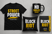 Block Riot, a Slab Serif Font by Wow Magic (Thumbnail 4 of 5)