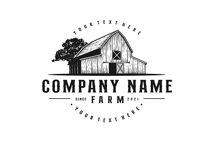 Vintage farm barn logo design | Branding & Logo Templates ~ Creative Market