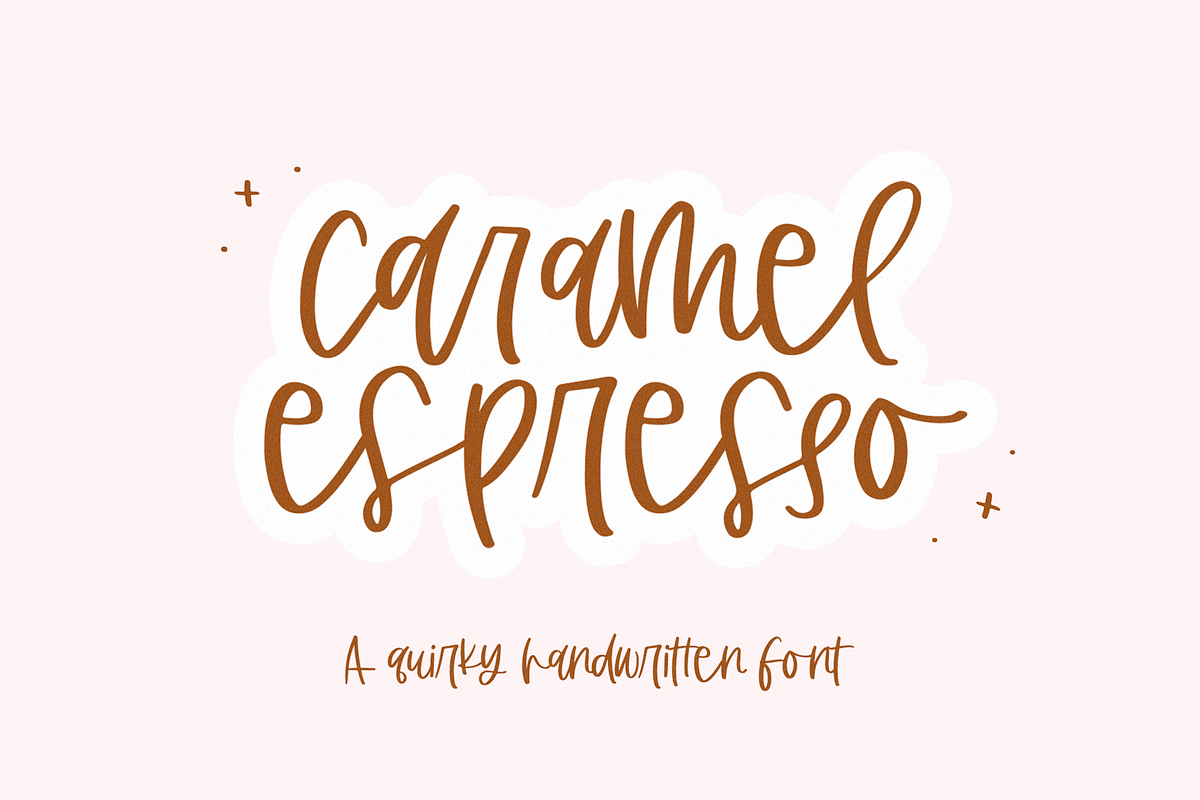 Caramel Espresso | Handwritten Font
