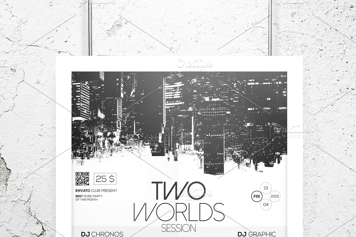 A4 Light Poster Mockup, a Print Template by CREATIVE DUDE (Photo 2 of 5)