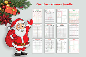 Ultimate Christmas Planner Canva, a Stationery Template by Design Zone