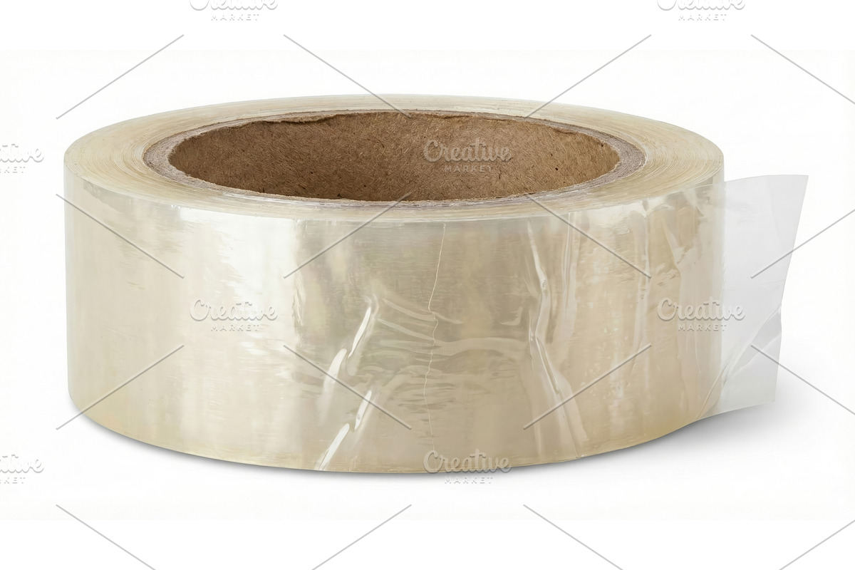 Stick Tape on a Roll for Use, an Object Illustration by CREATIVEDEF
