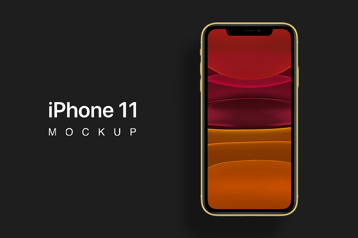 iPhone 11 Mockups, an iPhone Mockup by Ui Markets (Photo 6 of 15)
