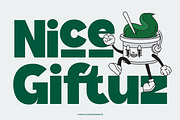 Giftuz - Bold Sans Serif Font, a Sans Serif Font by Flawless And Co (Thumbnail 3 of 10)