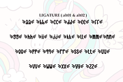 Rainbow Unicorn | Script Font, a Handwritten Font by Scratchones (Thumbnail 8 of 9)