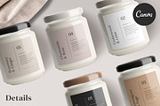 Canva Candle Label LA003 (Panama), a Stationery Template by Draca Design Co (Thumbnail 3 of 4)