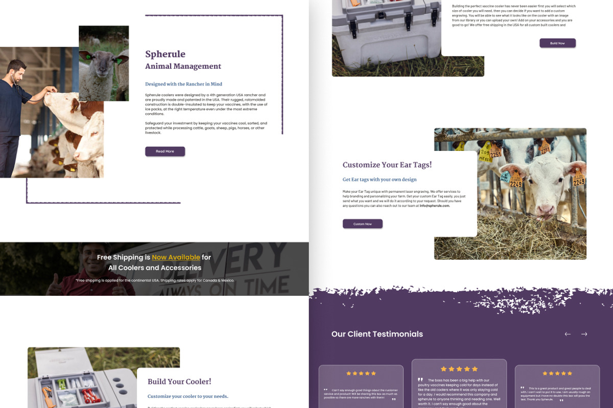 Animal Farm Agriculture Landing Page, a Marketing Template by Bertolt.brecht (Photo 6 of 7)