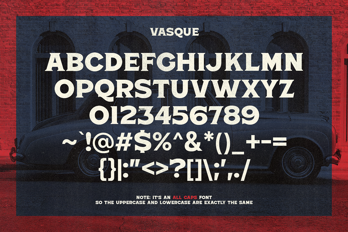 Vasque - Vintage Display Fonts, a Serif Font by Konstantine Studio (Photo 3 of 3)