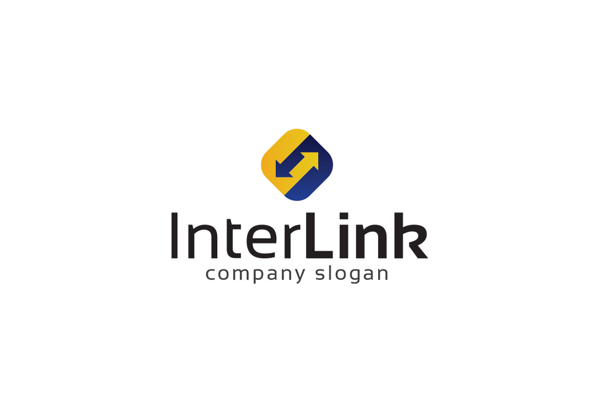 Inter Link Logo, a Branding & Logo Template by EmilGuseinov