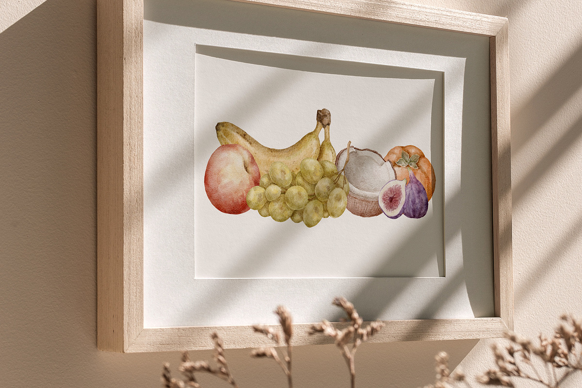 Fruits clipart png watercolor, a Food Illustration by TheCuteShop (Photo 4 of 11)