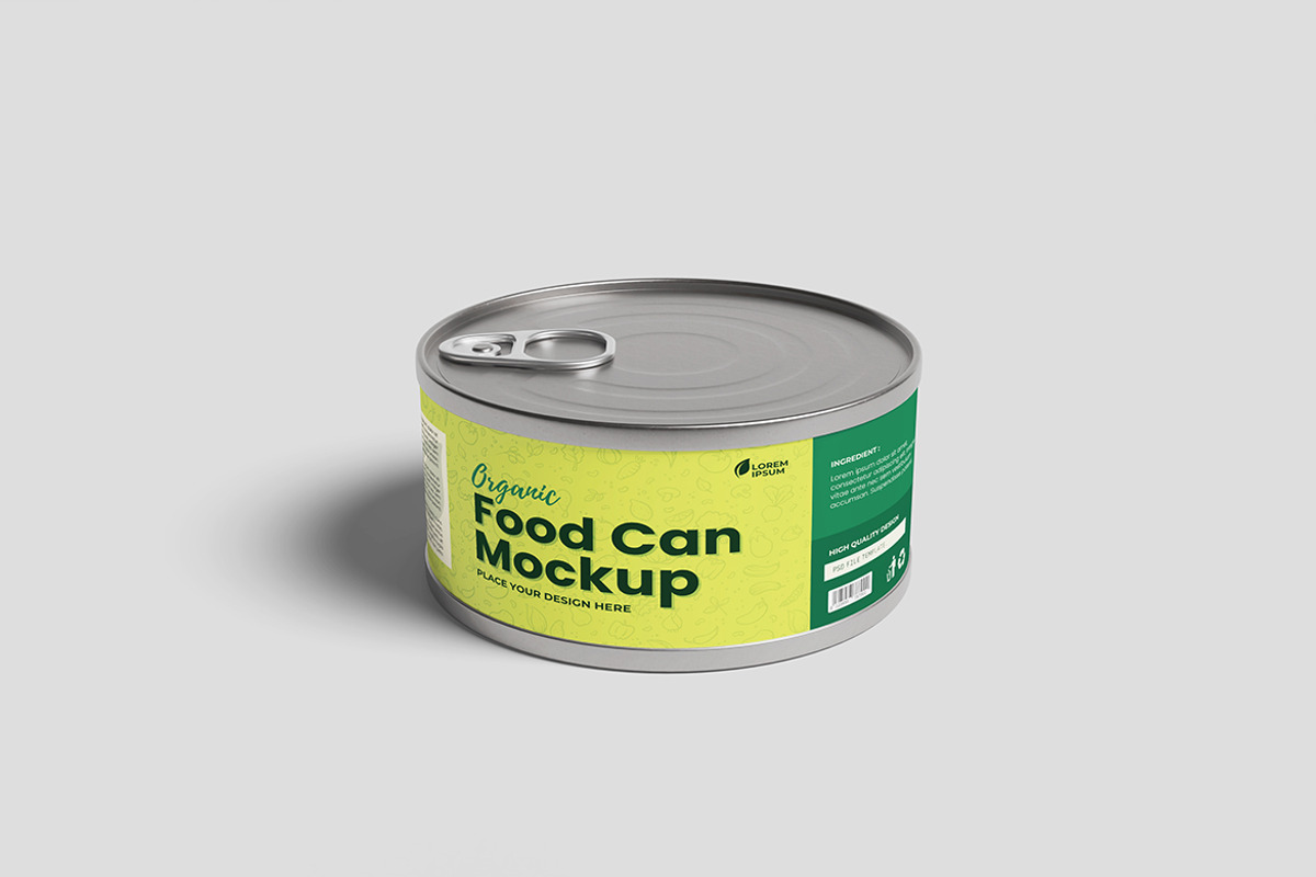 Food Can Mockup, a Product Mockup by bimockup (Photo 4 of 6)