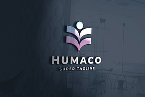 Human Education Book Logo, a Branding & Logo Template by Design_Planet