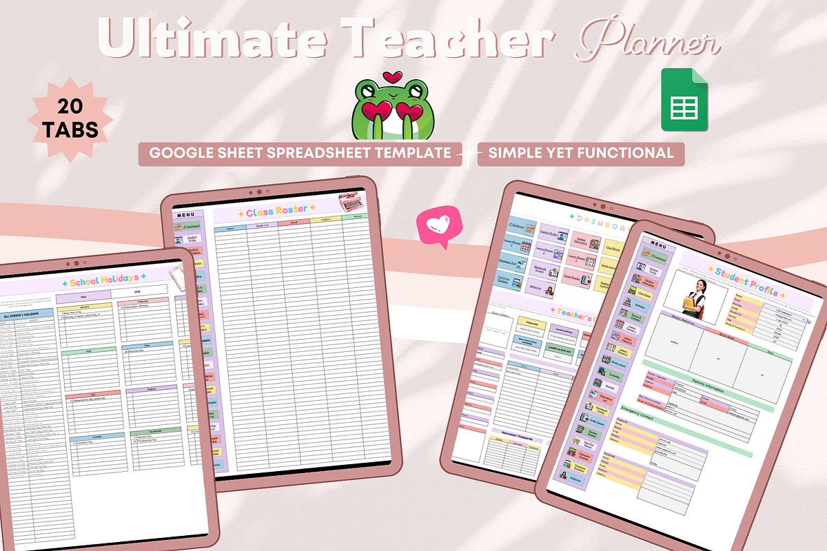Ultimate Teacher Planner Spreadsheet preview 5