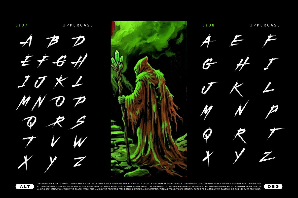Trash Brutal Typeface, a Script Font by alit design (Photo 9 of 20)