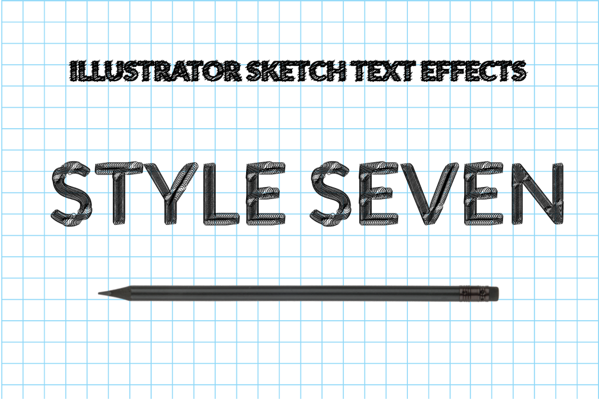Illustrator Sketch Text Effects, a Layer Style Add-On by Carlos Fernando (Photo 12 of 15)