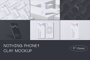 Nothing Phone 1 Clay Mockup