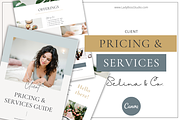 Pricing & Services Guide Selina & Co, a Templates & Theme by Lady Boss Studio (Thumbnail 1 of 9)