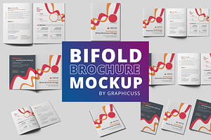 A4 Bifold Brochure Mockup 02