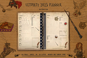 2023 Dated Planner for Ravenclaws