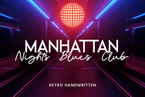 Manhattan Night Blues Handwritten