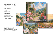 Countryside Landscape Backgrounds, a Background Graphic by Jakayla Digital Co (Thumbnail 3 of 9)